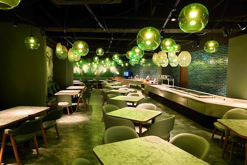 TWIN-LINE HOTEL YANBARU OKINAWA JAPANの1階ラウンジ